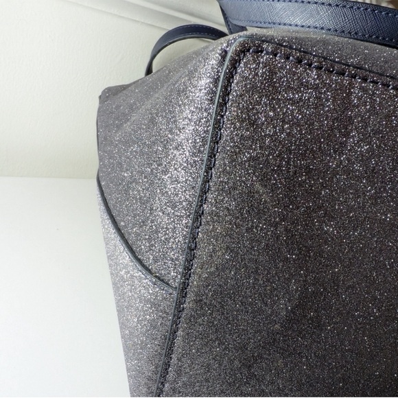 Kate Spade Joeley Glitter Tote & Matching Joeley Continental Wallet - Picture 3 of 8